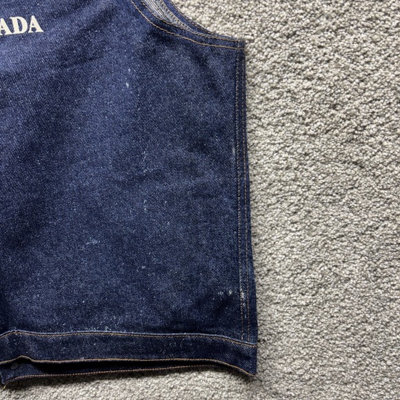 Vintage AFSCME White Oak Cone Denim Mens Vest XL 30th Convention Vegas 1992 NEW - Picture 3 of 16